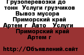 Грузоперевозки до 1,5 тонн. Услуги грузчиков. Вывоз мусора  - Приморский край, Артем г. Авто » Услуги   . Приморский край,Артем г.